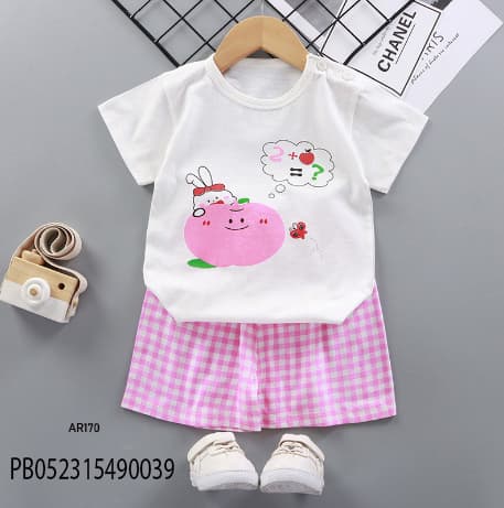 Baby Clothing Set (ছোটদের হাফ হাতা টি-শার্ট ও শর্টস প্যান্টের টু-পিস সেট) 5