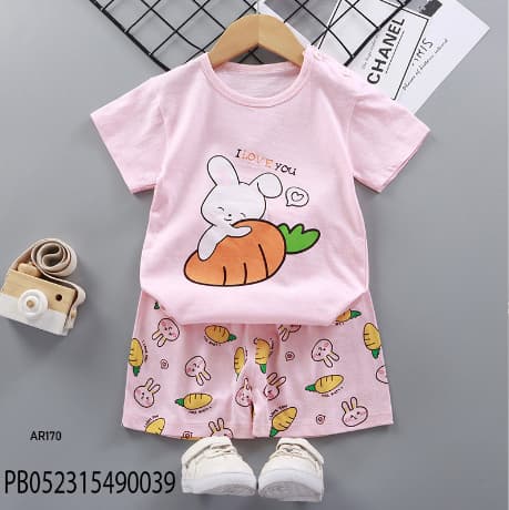 Baby Clothing Set (ছোটদের হাফ হাতা টি-শার্ট ও শর্টস প্যান্টের টু-পিস সেট) 3